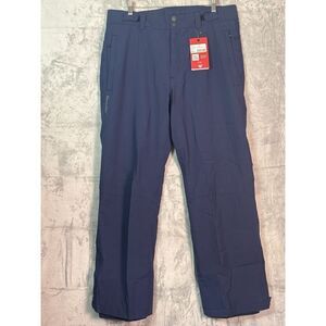 NWT New Moosejaw Blue Waterproof Insulated Mens Ski and Snow Pants Size Large